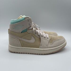 Nike Air Jordan 1 High Womens Zom CMFT 2 Coconut Milk Legend Brown SIZE 6.5